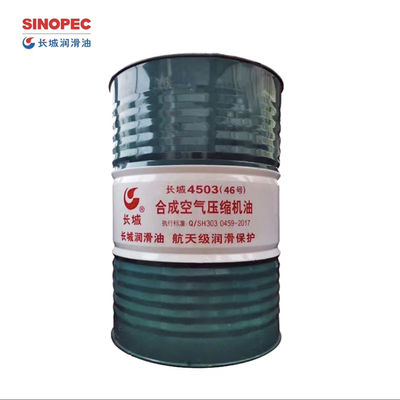 Bom preço 170 kg Sinopec 4503 Compressor de ar sintético Compressor de ar de óleo em parafuso on-line