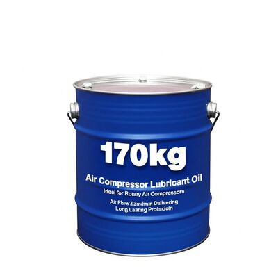 Bom preço 170 kg compressor de ar óleo lubrificante ideal para compressores de ar rotativos fluxo de ar 2,2m3min fornecendo proteção duradoura on-line