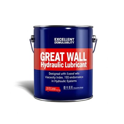 Bom preço Excelente Demulsibilidade do Lubrificante Hidráulico Great Wall projetado com Índice de Viscosidade 150, garantindo desempenho em sistemas hidráulicos on-line